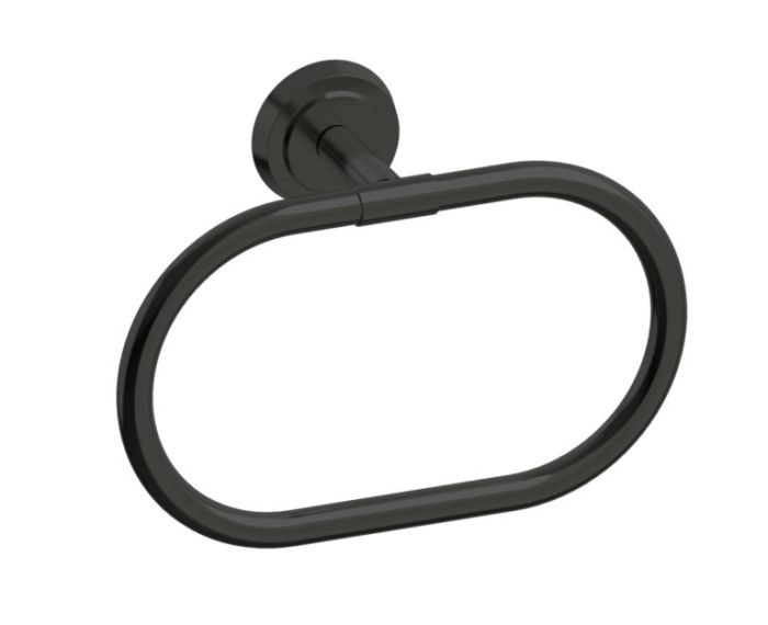 anneau porte-serviette SOFIA 167460 noir mat
