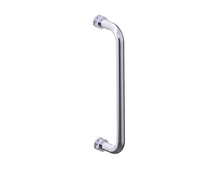 12 po poignée simple pour porte de douche NICE 1707512 chrome poli