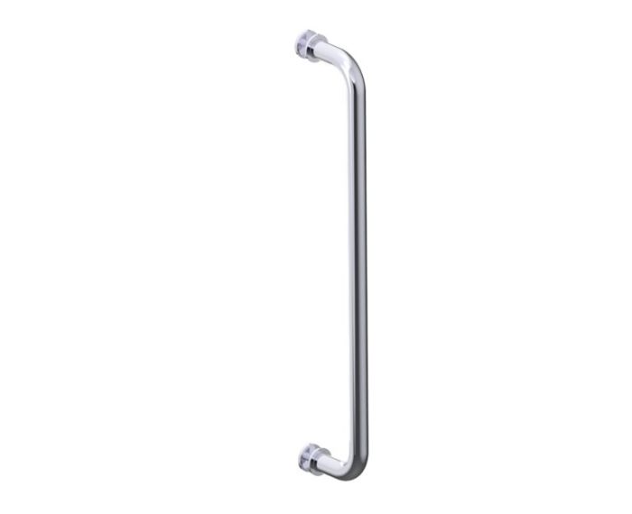 18 po poignée simple pour porte de douche NICE 1707518 chrome poli