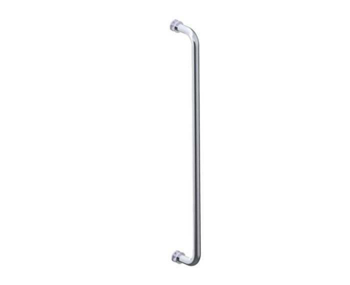 24 po poignée simple pour porte de douche NICE 1707524 chrome poli