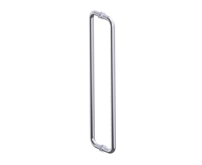 poignée double pour porte de douche 24 po NICE 1707824 chrome poli