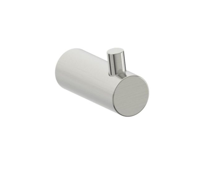 crochet à peignoir simple SEVILLE 188134 nickel brossé