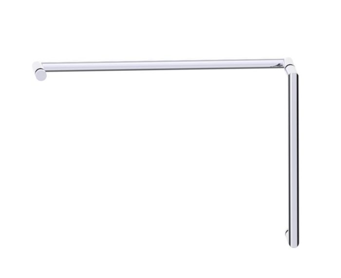 poignée de porte de douche décalée 12 po x 18 po SEVILLE 18871218 chrome poli