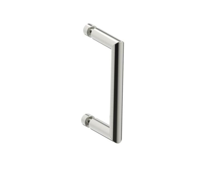 6 po poignée simple pour porte de douche SEVILLE 1887506 nickel brossé