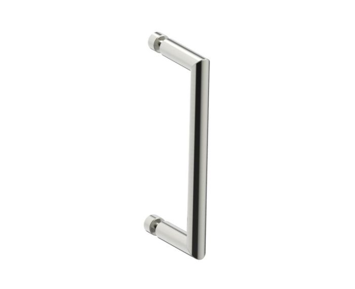 8 po poignée simple pour porte de douche SEVILLE 1887508 nickel brossé