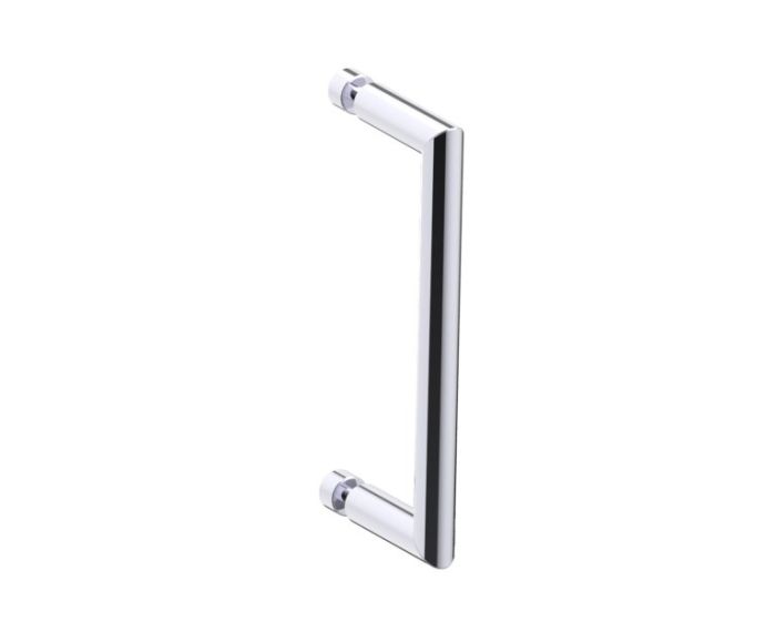 8 po poignée simple pour porte de douche SEVILLE 1887508 chrome poli