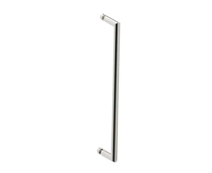 18 po poignée simple pour porte de douche SEVILLE 1887518 nickel poli