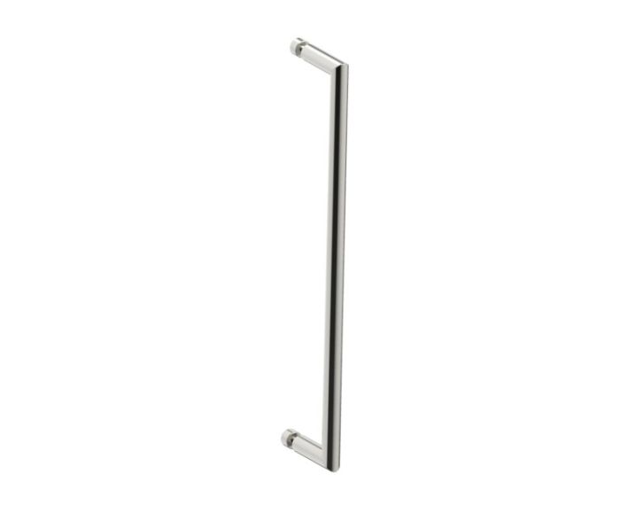 18 po poignée simple pour porte de douche SEVILLE 1887518 nickel brossé