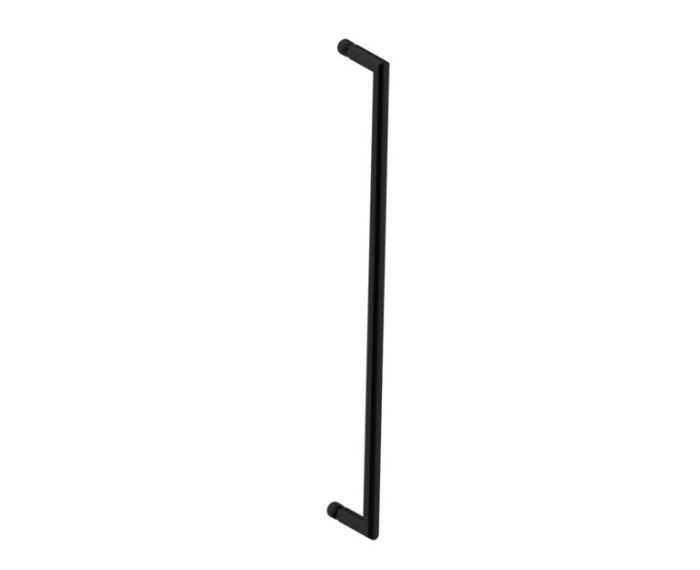 24 po poignée simple pour porte de douche SEVILLE 1887524 noir mat