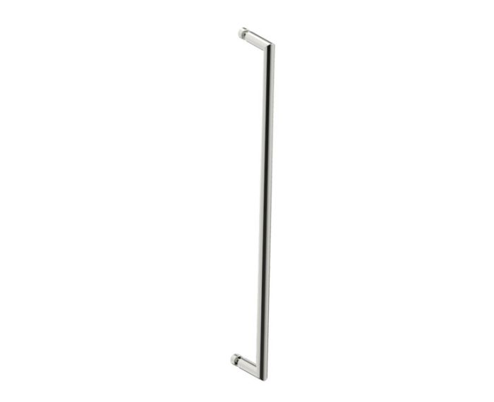 24 po poignée simple pour porte de douche SEVILLE 1887524 nickel poli