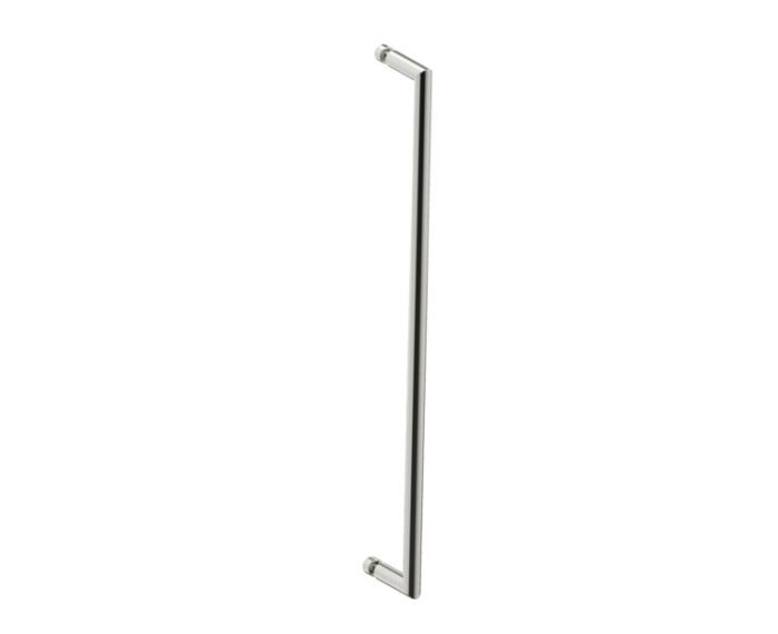 24 po poignée simple pour porte de douche SEVILLE 1887524 nickel brossé