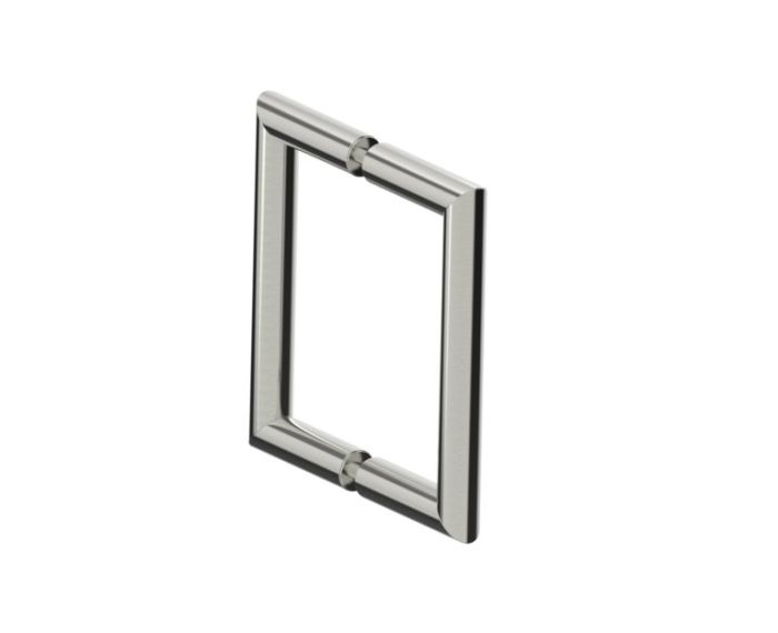 poignée double pour porte de douche 6 po SEVILLE 1887806 nickel brossé