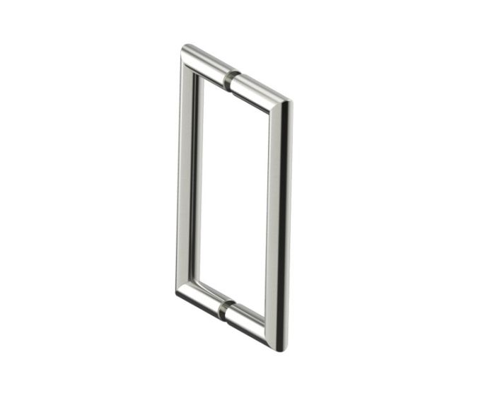 poignée double pour porte de douche 8 po SEVILLE 1887808 nickel brossé