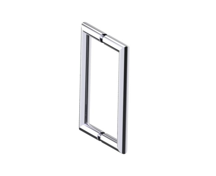 poignée double pour porte de douche 8 po SEVILLE 1887808 chrome poli
