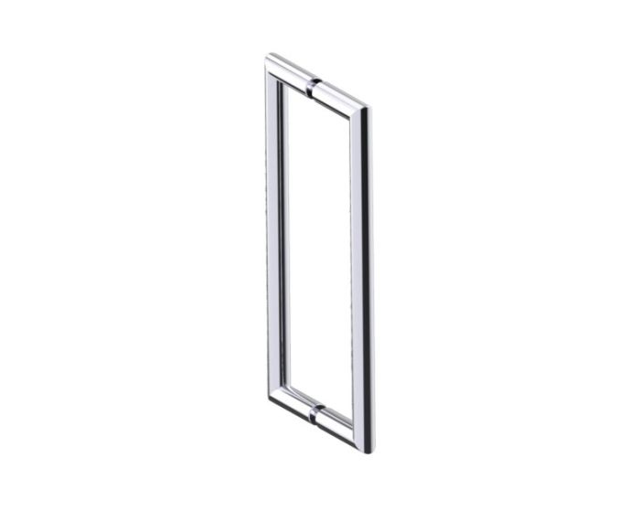 poignée double pour porte de douche 12 po SEVILLE 1887812 chrome poli
