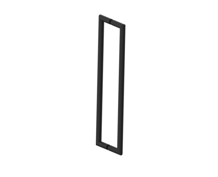 poignée double pour porte de douche 18 po SEVILLE 1887818 noir mat