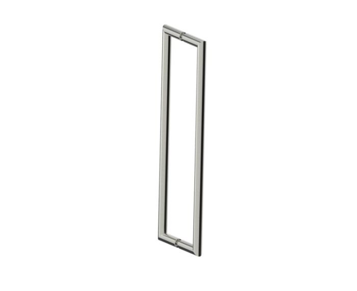 poignée double pour porte de douche 18 po SEVILLE 1887818 nickel brossé