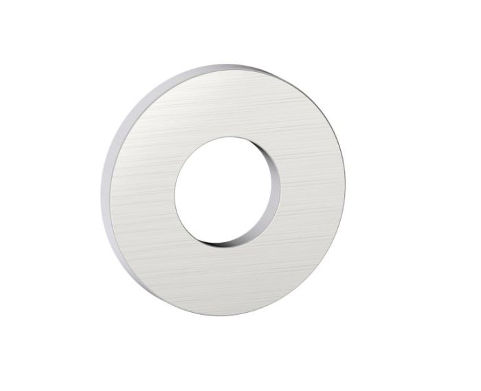 Round Large Rosette SEVILLE 188RDLG nickel brossé