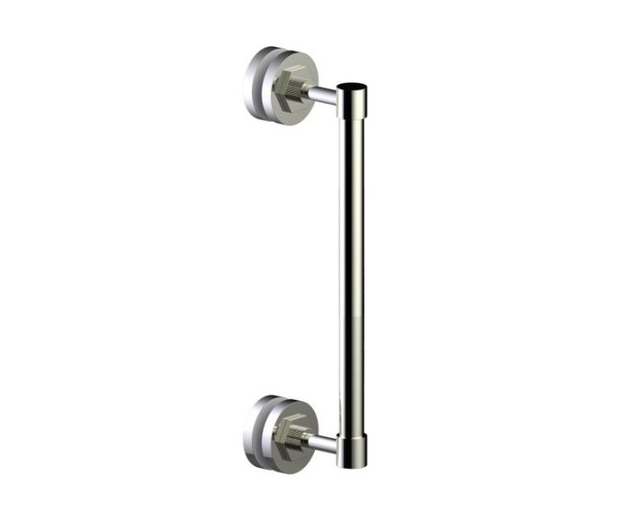 12 po poignée simple pour porte de douche WINDSOR 2247512 nickel poli