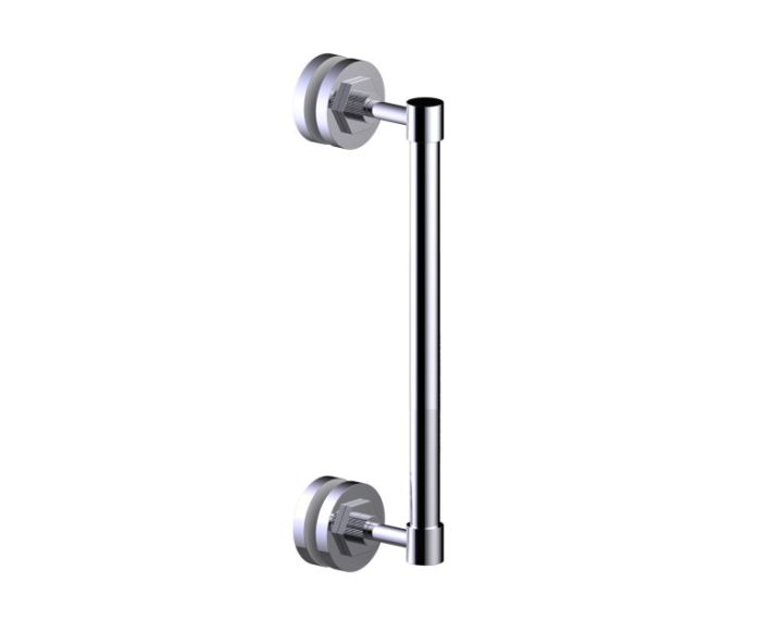 12 po poignée simple pour porte de douche WINDSOR 2247512 chrome poli