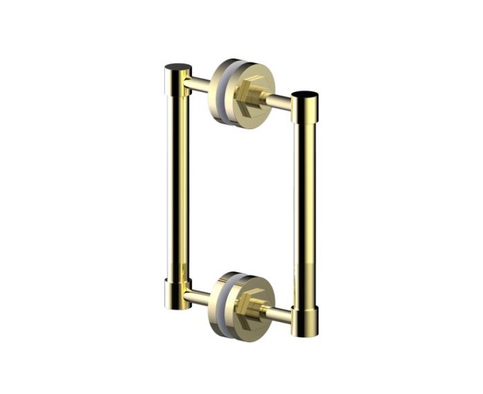 poignée double pour porte de douche 8 po WINDSOR 2247808 laiton non laqué