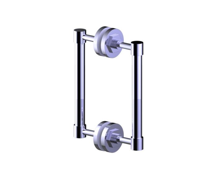 poignée double pour porte de douche 8 po WINDSOR 2247808 chrome poli