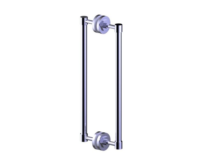 poignée double pour porte de douche 12 po WINDSOR 2247812 chrome poli