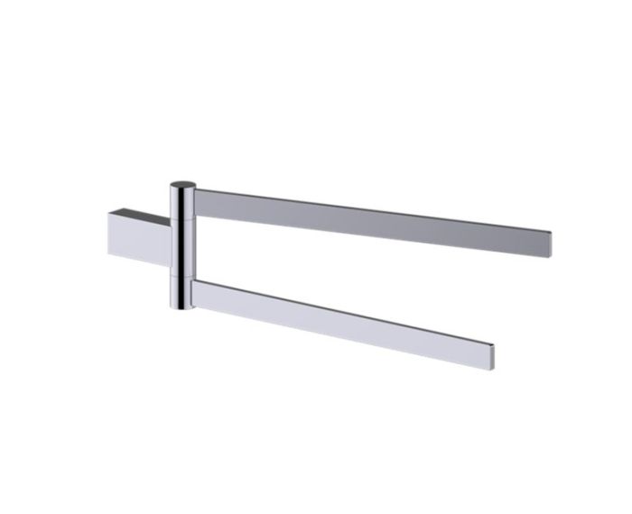 barre à serviette double 18 po pivotant BERLIN 232111 chrome poli