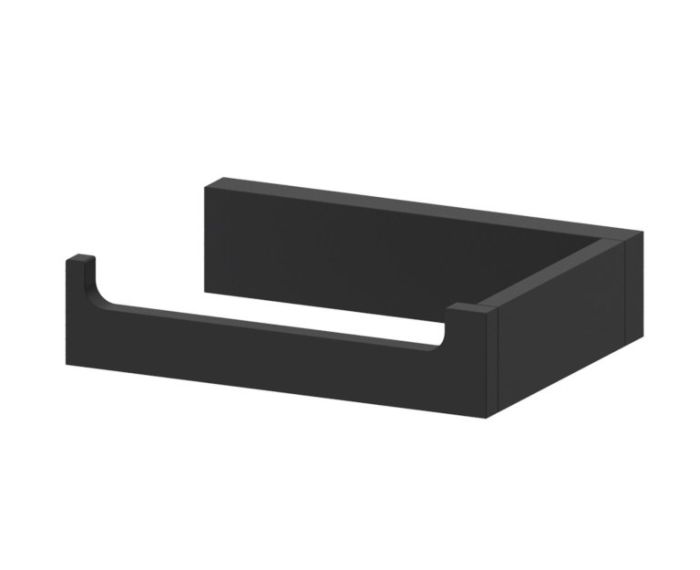 porte-papier hygiénique (gauche) BERLIN 232151L noir mat