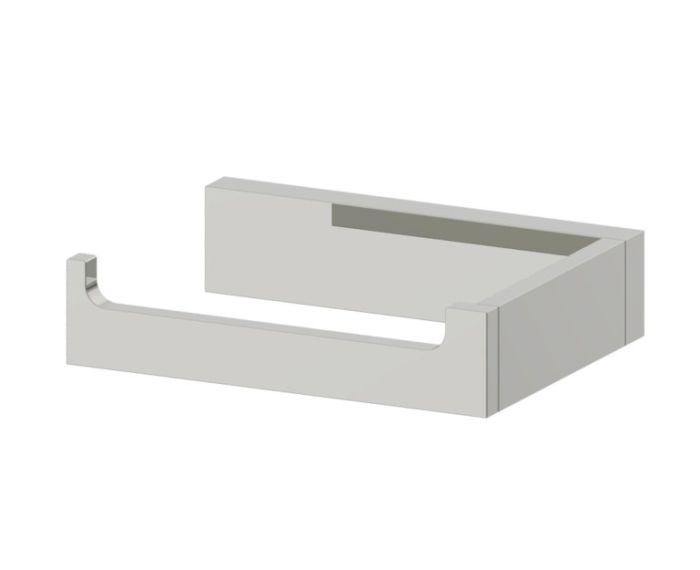 porte-papier hygiénique (gauche) BERLIN 232151L nickel poli