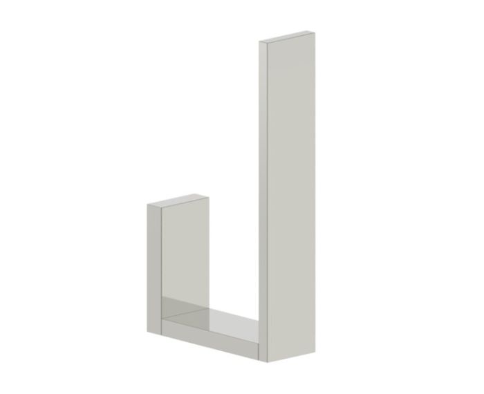 Spare porte-papier hygiénique BERLIN 232156 nickel poli