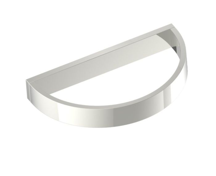 Half Moon anneau porte-serviette BERLIN 232463 nickel poli