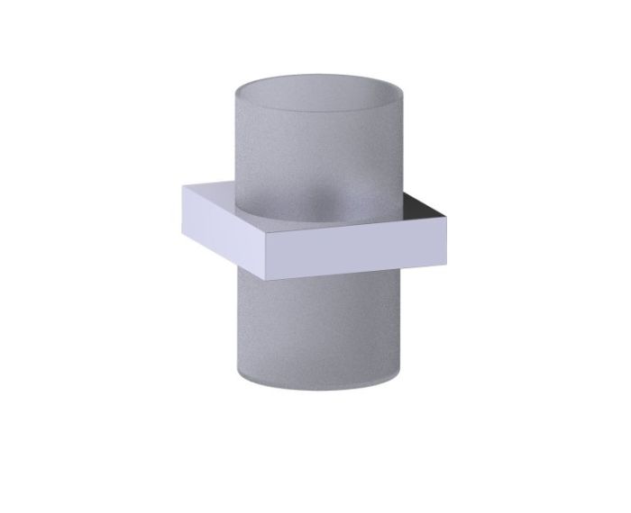 Bathroom Tumbler Cup & Toothbrush Holder BERLIN 232660 chrome poli