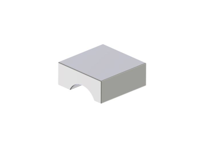 bouton d'armoire BERLIN 232700 nickel poli