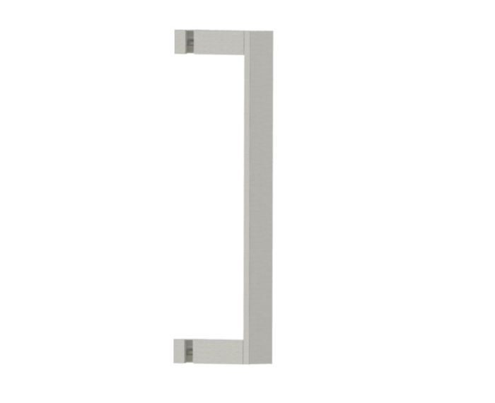 12 po poignée simple pour porte de douche BERLIN 2327512 nickel brossé