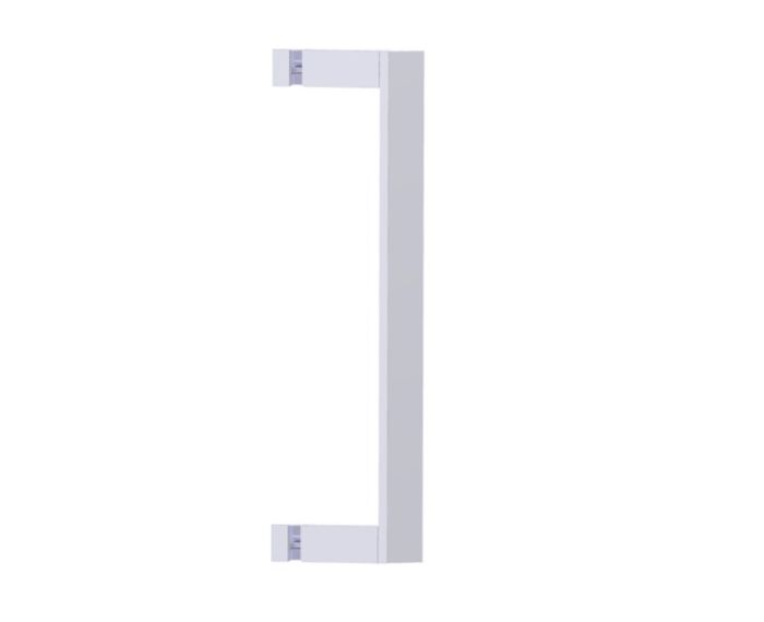 12 po poignée simple pour porte de douche BERLIN 2327512 chrome poli