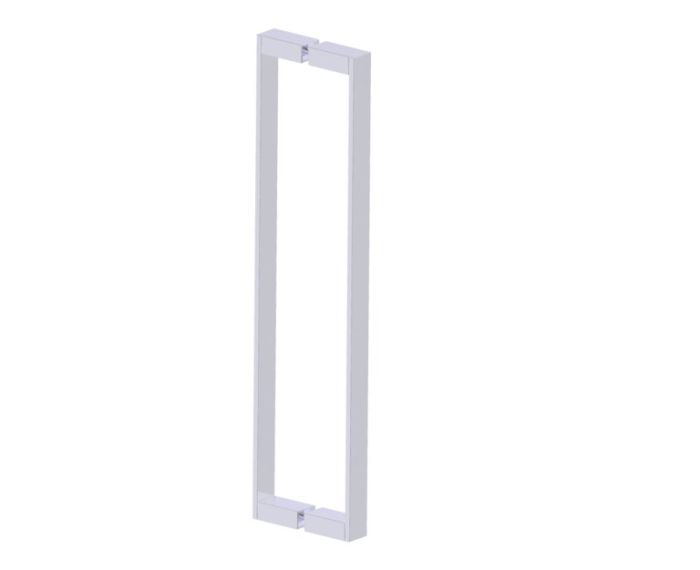 poignée double pour porte de douche 18 po BERLIN 2327818 chrome poli