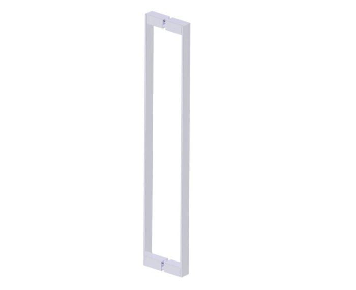 poignée double pour porte de douche 36 po BERLIN 2327836 chrome poli