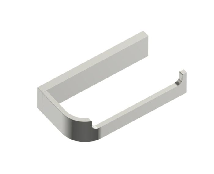 porte-papier hygiénique BONN 238151 nickel poli