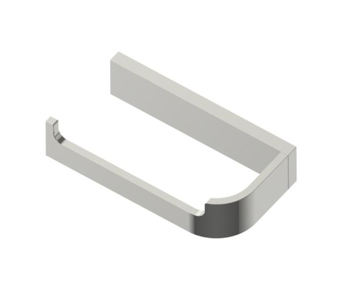 porte-papier hygiénique (gauche) BONN 238151L nickel poli