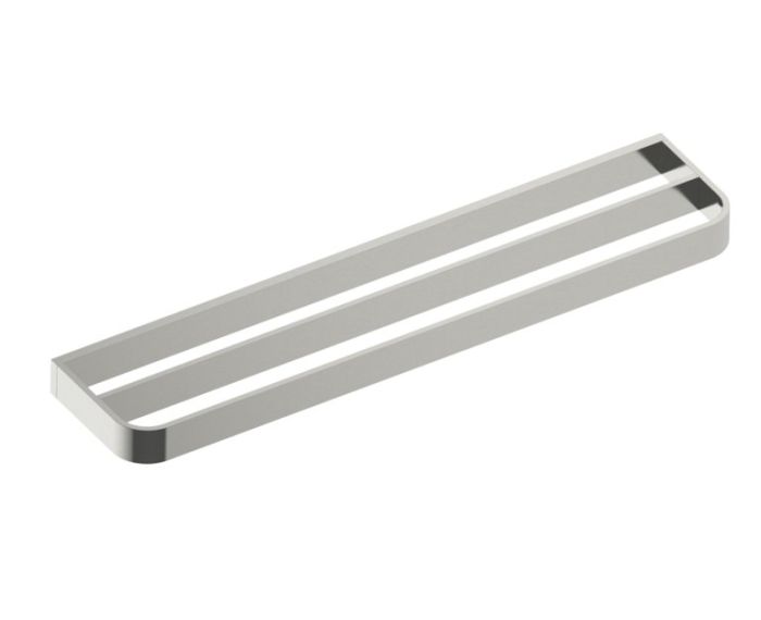 barre à serviette double 24 po BONN 238242 nickel brossé