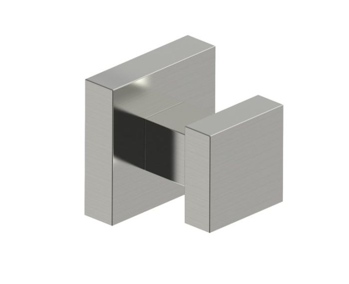 Square crochet à peignoir with Rosette LONDON 248135 nickel brossé