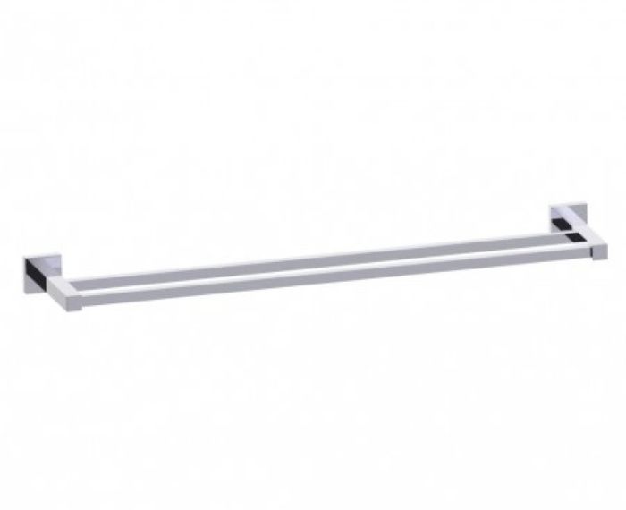 barre à serviette double 24 po LONDON 248242 chrome poli
