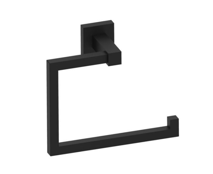 anneau porte-serviette LONDON 248465 noir mat
