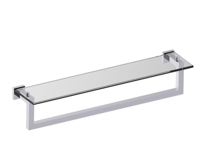 tablette en verre with 24 po barre à serviette LONDON 248678 chrome poli