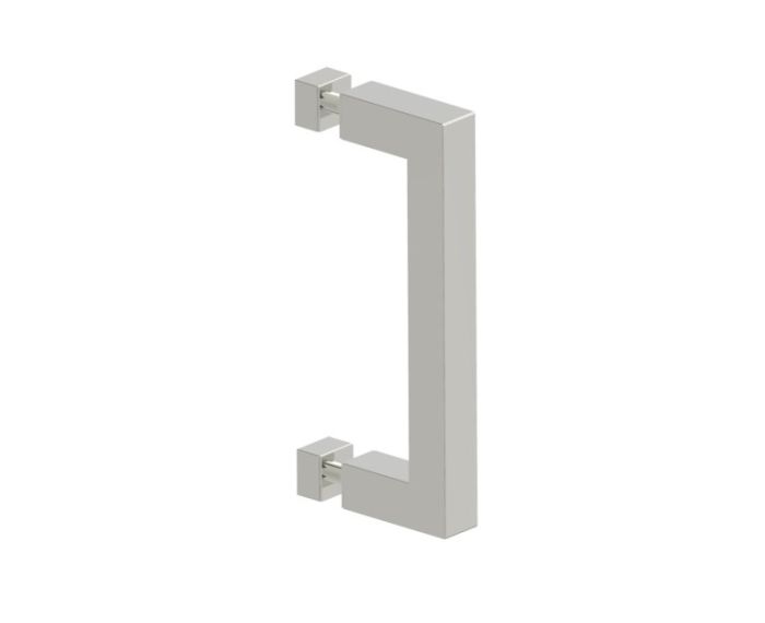 6 po poignée de porte de douche LONDON 2487506 nickel poli