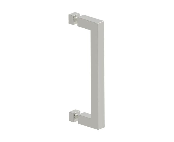 8 po poignée de porte de douche LONDON 2487508 nickel poli