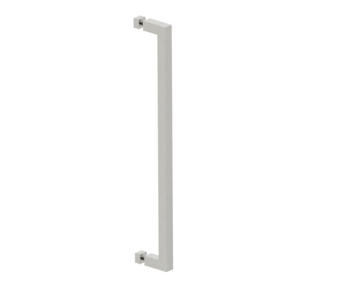 18 po poignée de porte de douche LONDON 2487518 nickel poli