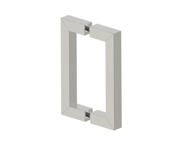 poignée double pour porte de douche 6 po LONDON 2487806 nickel poli