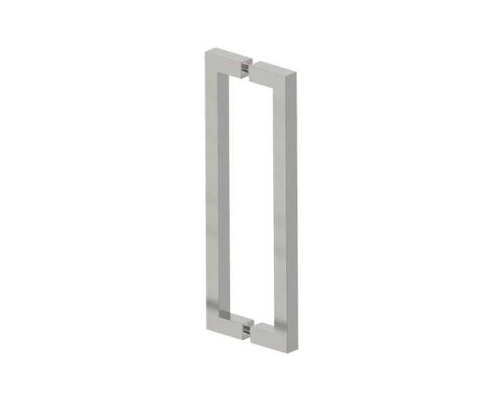 poignée double pour porte de douche 12 po LONDON 2487812 nickel brossé